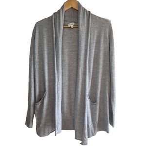 Wilfred fine wool grey open cardigan super soft size M, good condition
